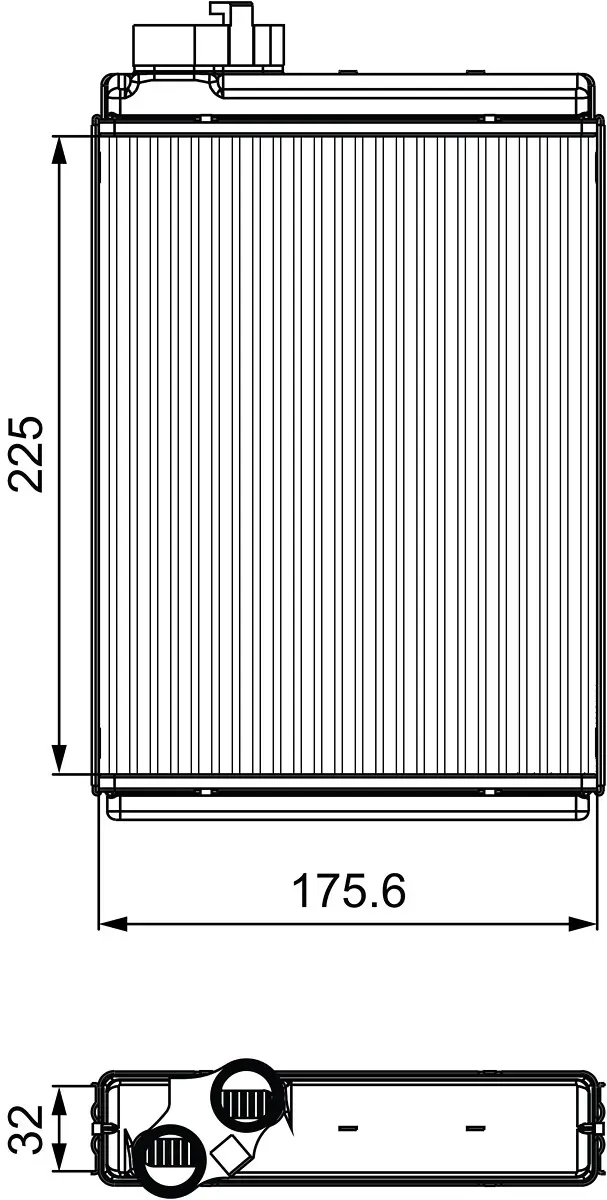 Wärmetauscher, Innenraumheizung VALEO 811507