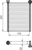 Wärmetauscher, Innenraumheizung VALEO 811534