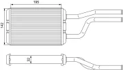 Wärmetauscher, Innenraumheizung VALEO 811545