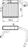 Wärmetauscher, Innenraumheizung VALEO 811552