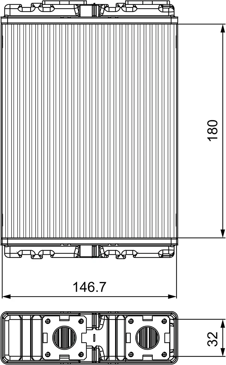 Wärmetauscher, Innenraumheizung VALEO 811557