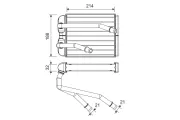 Wärmetauscher, Innenraumheizung VALEO 811598