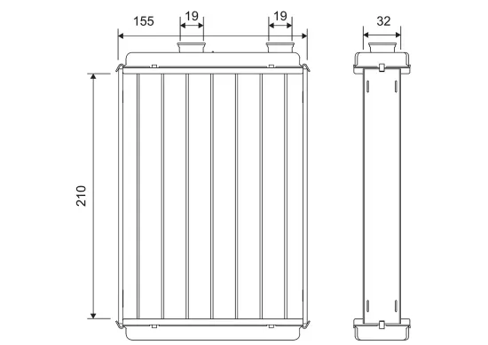 Wärmetauscher, Innenraumheizung VALEO 811676 Bild Wärmetauscher, Innenraumheizung VALEO 811676