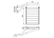 Wärmetauscher, Innenraumheizung VALEO 811690