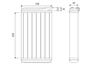 Wärmetauscher, Innenraumheizung VALEO 812034