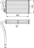 W&auml;rmetauscher, Innenraumheizung VALEO 812277