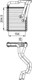 Wärmetauscher, Innenraumheizung VALEO 812430