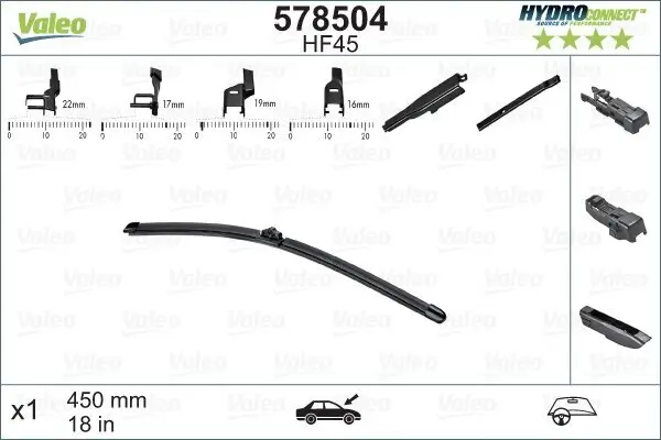 Wischblatt VALEO 578504