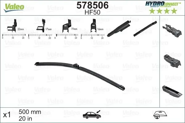 Wischblatt VALEO 578506