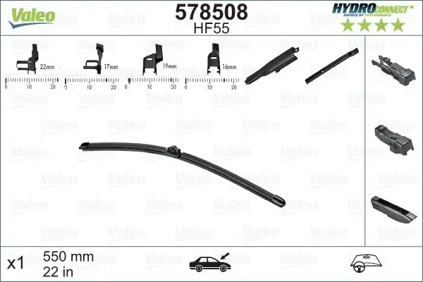 Wischblatt VALEO 578508