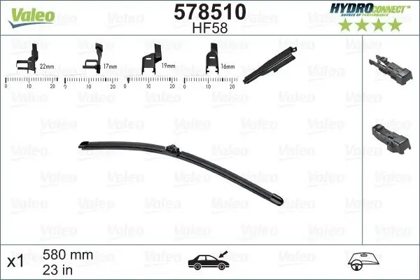 Wischblatt VALEO 578510