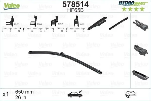 Wischblatt VALEO 578514