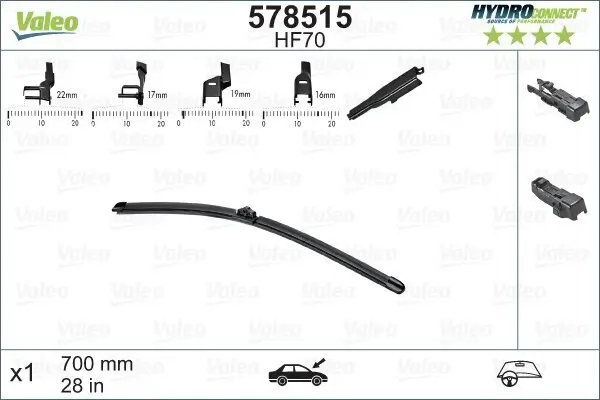 Wischblatt VALEO 578515