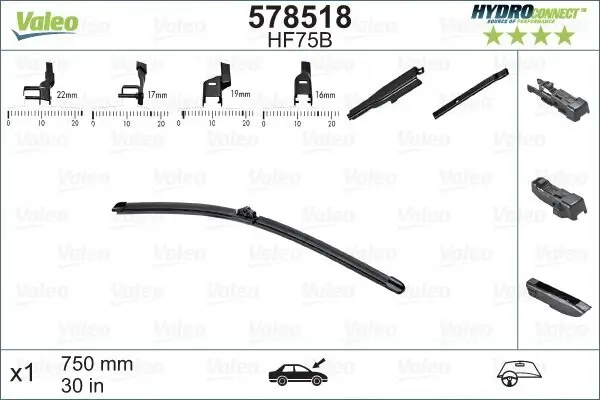 Wischblatt VALEO 578518