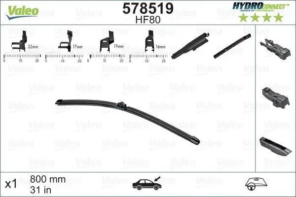 Wischblatt VALEO 578519