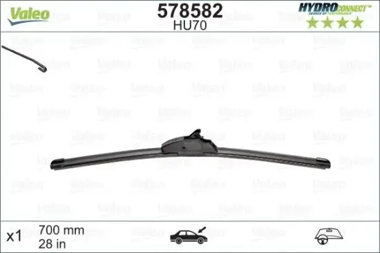 Wischblatt fahrerseitig VALEO 578582 Bild Wischblatt fahrerseitig VALEO 578582