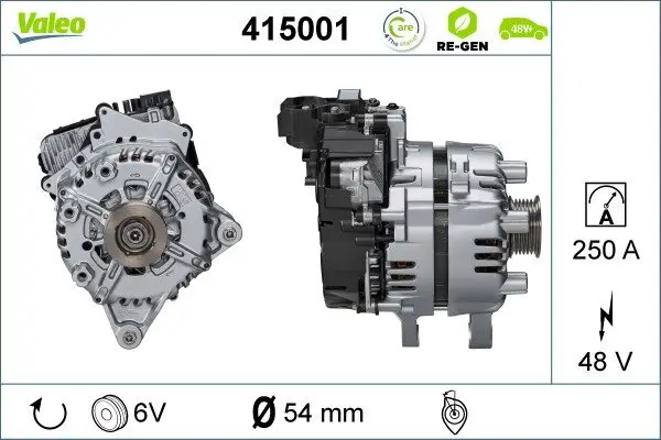 Startergenerator 48 V VALEO 415001