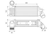 Ladeluftkühler VALEO 817437