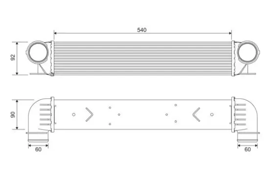 Ladeluftkühler VALEO 817877 Bild Ladeluftkühler VALEO 817877