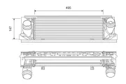 Ladeluftkühler VALEO 818262