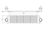 Ladeluftkühler VALEO 818272