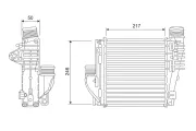 Ladeluftkühler VALEO 818290