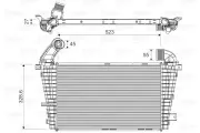 Ladeluftkühler VALEO 818328