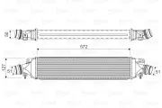 Ladeluftkühler VALEO 818329