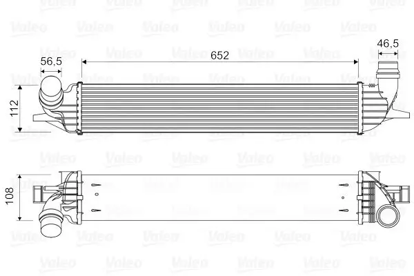 Ladeluftkühler VALEO 818330