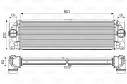 Ladeluftkühler VALEO 818341