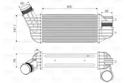 Ladeluftkühler VALEO 818345