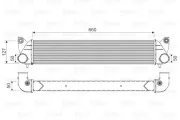 Ladeluftkühler VALEO 818348