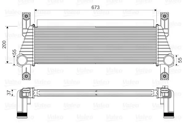 Ladeluftkühler VALEO 818352 Bild Ladeluftkühler VALEO 818352