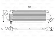 Ladeluftkühler VALEO 818354