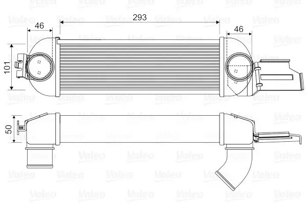 Ladeluftkühler VALEO 818355