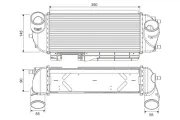 Ladeluftkühler VALEO 818368