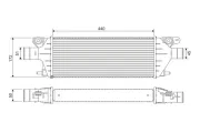 Ladeluftkühler VALEO 818379