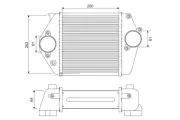 Ladeluftkühler VALEO 818380