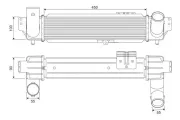 Ladeluftkühler VALEO 818382