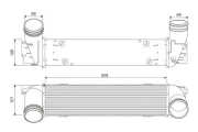 Ladeluftkühler VALEO 818392