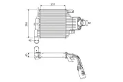 Ladeluftkühler VALEO 818395