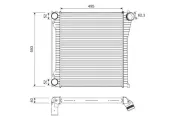 Ladeluftkühler VALEO 818397