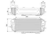 Ladeluftkühler VALEO 818538