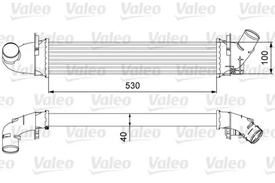 Ladeluftkühler VALEO 818544 Bild Ladeluftkühler VALEO 818544