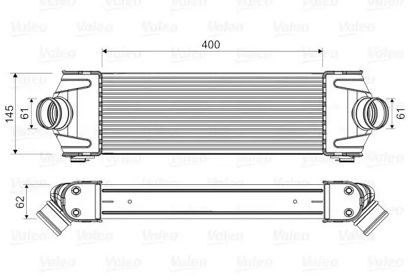 Ladeluftkühler VALEO 818550