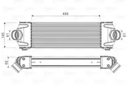 Ladeluftkühler VALEO 818550