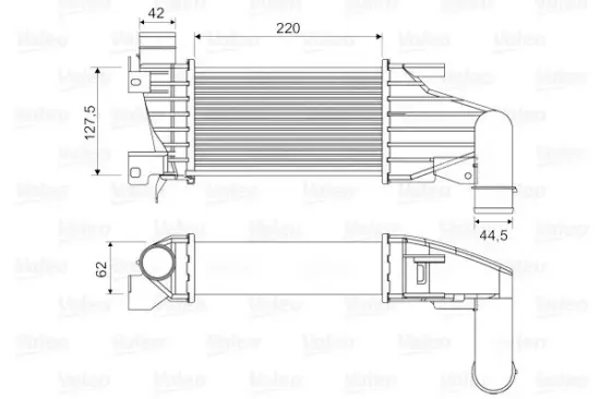 Ladeluftkühler VALEO 818555 Bild Ladeluftkühler VALEO 818555