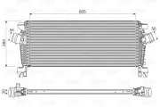 Ladeluftkühler VALEO 818566