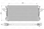 Ladeluftkühler VALEO 818567