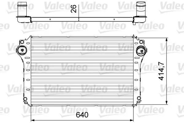 Ladeluftkühler VALEO 818568